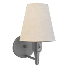 Arandela Cone Md2013cz C/ Int Liga Desliga Cúp Rustico Bege Estrutura Branco / Rustico Bege 110v/220v Foto mini 2