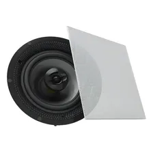 Arandela De Som Ambiente Bsa S4 Quadrada Branca 60w Rms Top Foto mini 1