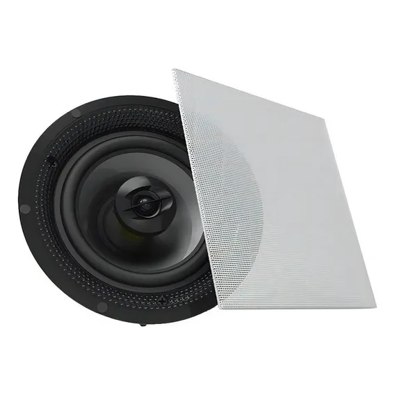 Arandela De Som Ambiente Bsa S4 Quadrada Branca 60w Rms Top Foto 1