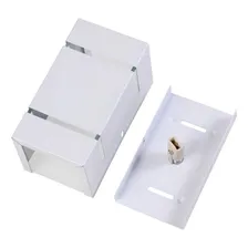 Arandela Externa 2 Focos Branca Vidro Frisada Cor Branco Foto mini  2