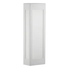 Arandela Externa Branco E27 40cm Retangular Alz65 Foto mini 1