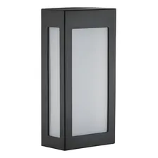 Arandela Externa De Parede Retangular 25 Cm Preto Alz69 Acende a Luz Foto  mini 1