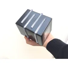 Arandela Externa Facho Duplo 4 Aletas Efeito Preto Alz35 Foto mini 4