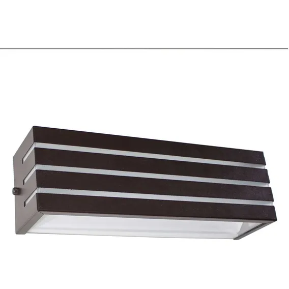 Arandela Frisada 30cm E27 Externa Branca Marrom Preta St731 127/220v Foto 1