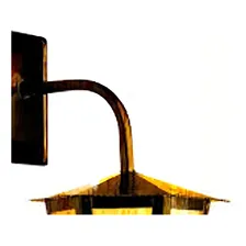 Arandela Ideal Aco Sextavada Parede L1b Ouro Velho 2092 Foto mini  2
