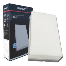 Arandela Led 12w Flat Branco Frio 6500k Bivolt Avant Foto mini 1