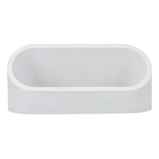 Arandela Led Branco Fosco 6w Bivolt 3000k Luz Amarela Gaya Foto mini 3