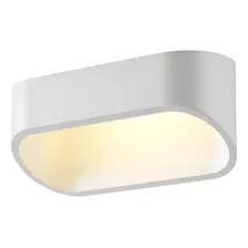 Arandela Led Branco Fosco 6w Bivolt 3000k Luz Amarela Gaya Foto mini 1