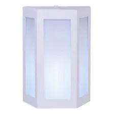 Arandela Luminaria Bolt Trapézio 291 Ideal Lustre Externo Cor Branco 110V/220V Foto mini  3