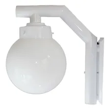 Arandela Luminária Colonial Globo Leitoso 210 Branca 110V/220V Foto mini 1