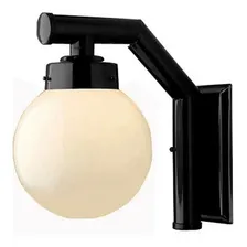 Arandela Luminária Colonial Globo Transparente 215 Cor Preto 110V/220V Foto mini 4