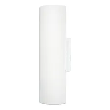 Arandela Luminária Embaú Camarim Vidro Fosco 30cm Taschibra Estrutura Branco 110V/220V Foto mini 1