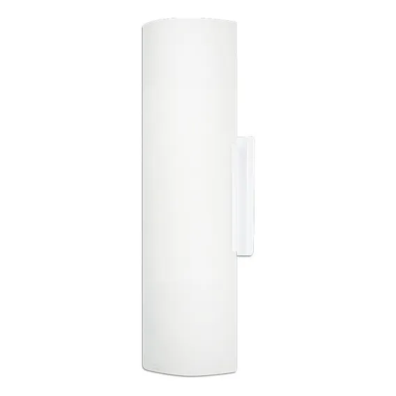 Arandela Luminária Embaú Camarim Vidro Fosco 30cm Taschibra Estrutura Branco 110V/220V Foto 1