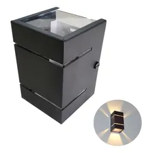 Arandela Luminária Frisada 2 Fachos G9 Ext/int Parede Muro Cor Preto Foto mini 1