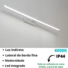 Arandela Luminária Led Espelho Banheiro Aquila 8w Led Opus Cor Branco neutro 4000K Foto mini 2