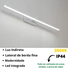 Arandela Luminária Led Espelho Banheiro Aquila 8w Led Opus Cor Branco Quente 3000K Foto mini 4