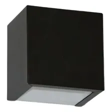 Arandela Parede Muro Cubo 2 Fachos Slim Moderna Preto Foto mini 1