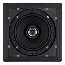 Arandela Quadrada Coaxial Som Ambiente 6 50wrms 8ohms Preta Foto mini 2