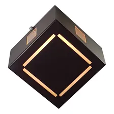 Arandela Quadrada Efeito 4 Fachos Frisos Cor Branco-liso Bivolt Foto mini  3