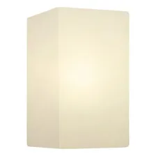 Arandela Retangular Md-2002 Cupula Tecido 25/16x10cm Branco 110v/220v Foto  mini 1