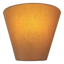 Arandela Retro Cone Md-2001 Cupula Tecido 25/26x13cm Palha Foto mini  2