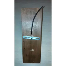 Arandela Rustica De Madeira Demolição E Cúpula 110v/220v (bivolt) Foto mini 4