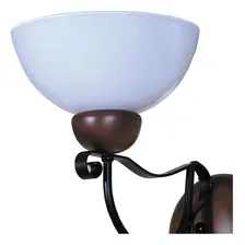 Arandela Rústica Sala Varanda Requin 1 Lâmpada Muller 8902 Cor Marrom 110V/220V Foto mini 2
