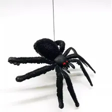 Aranha De Mentira Borracha Inseto Pegadinha Festa Halloween Cor Preto Foto mini 1