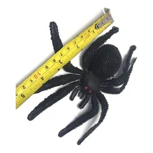 Aranha De Mentira Borracha Inseto Pegadinha Festa Halloween Cor Preto Foto mini 2