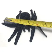 Aranha De Mentira Borracha Inseto Pegadinha Festa Halloween Cor Preto Foto mini 3