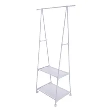 Arara Branco Para Pendurar Roupa Para Casa Ou Loja Expositor Foto  mini 1