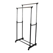 Arara Dupla De Roupa Em Aco Inox Foto mini  3