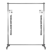 Arara Inox Móvel Desmontável Luxo Para Lojas Closet 1,2 M Foto mini 3