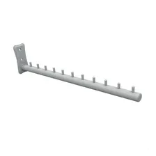Arara Rt Frontal Reto 40cm Para Parede Loja 1 Uni Cor Branco Foto mini 1