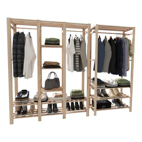 Araras Para Roupas Organização Pratica Multiuso Foto 1