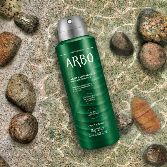Arbo Desodorante Antitranspirante Aerosol, 75g - O Boticário Foto 1