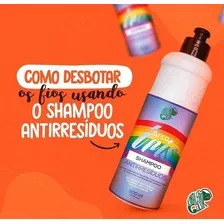 Arco-iris Shampoo AntirresÃduos - Kamaleão Color - Frasco 300ml - Todo Tipo De Cabelo - Produto Vegano Foto mini 2