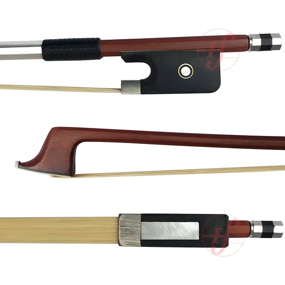 Arco Viola Tarttan Corpo Hardwood Octogonal E Talão Ébano Foto 1