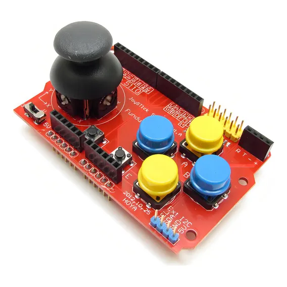 Arduino Shield Joystick - Ps2 Uno Mega Robótica Projeto Tcc Foto 1
