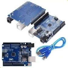 Arduino Uno R3 Atmega328 Smd + Cabo E Pinos Blutu Foto mini  3