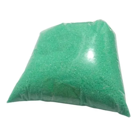 Areia Colorida Multiuso Decorações - Verde Claro Foto 1