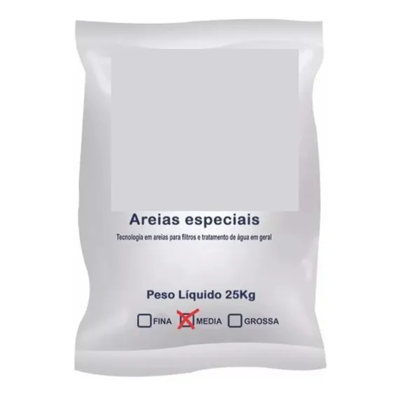 Areia Especial Para Filtro De Piscina 25 Kilos Foto 1