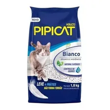 Areia Higiênica Granulado Pipicat Bianco 1,8kg Foto  mini 1