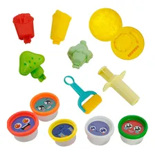 Areia Massinha Dm Toys Massa Modelar Lanchinho Colorido Peso Líquido 500g - Kit Com 2 Unidades Foto mini 2
