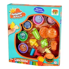 Areia Massinha Dm Toys Massa Modelar Lanchinho Colorido Peso Líquido 500g - Kit Com 2 Unidades Foto mini 1