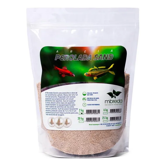 Areia Mbreda Perolada Sand 2kg Foto 1
