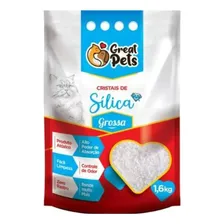 Areia Sílica Gel Grossa 1,6kg Great Pets - Kit C/ 2 Pacotes Foto mini  2