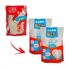 Areia Sílica Gel Grossa 1,6kg Great Pets - Kit C/ 2 Pacotes Foto  mini 1