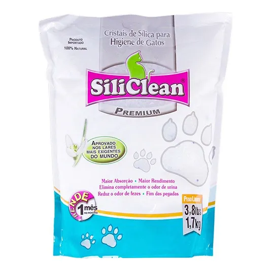 Areia Siliclean Cristais De SÃlica Grossa 1,7kg - American Pet Foto 1