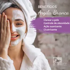 Argila Branca Facial E Corporal Dermare - 250g Foto mini 4